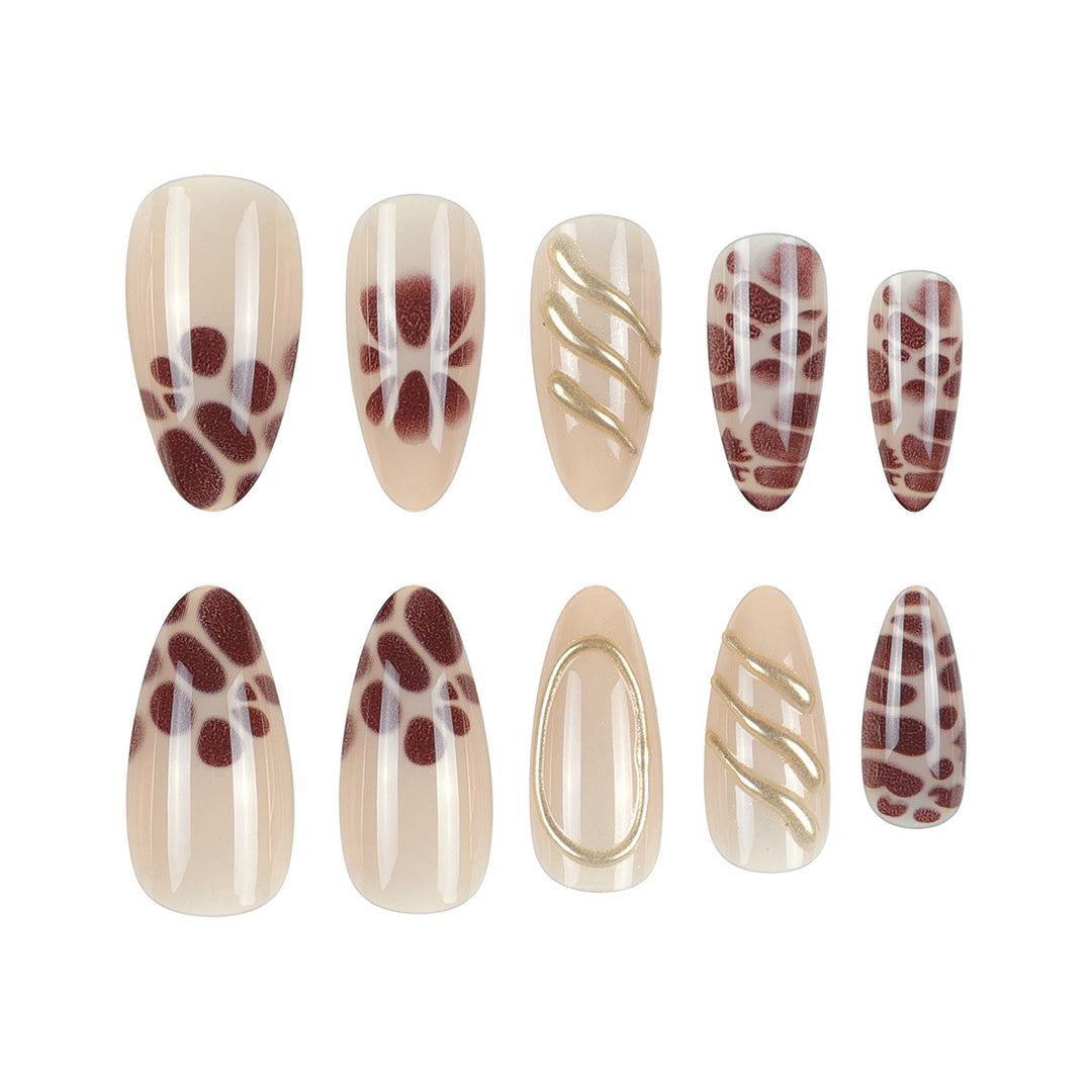 Artistic Stiletto Nail Design Bowlift