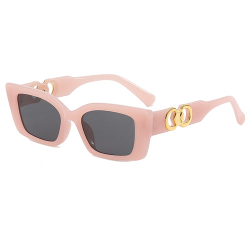 Women's fashionable square sunglasses with glamorous accents Bowlift