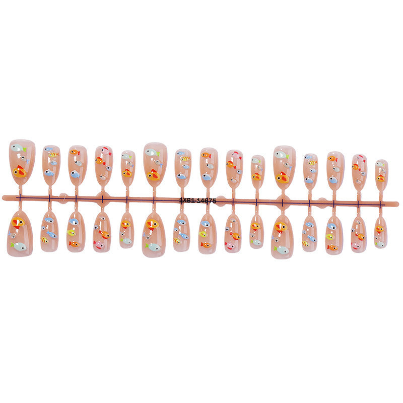 Nail art set with creative animal and fish motifs Bowlift
