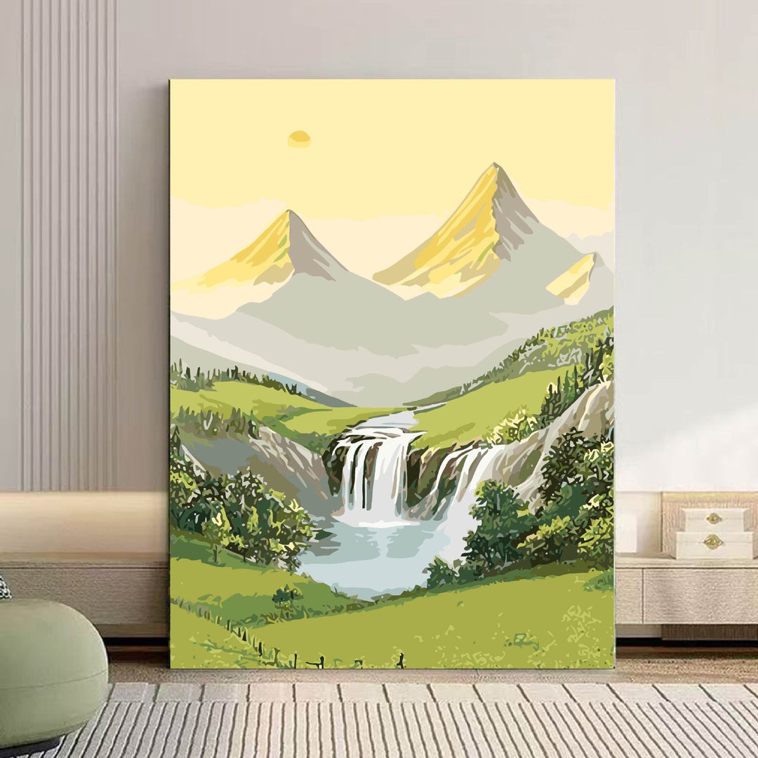 Scenic Mountain Landscape Canvas Art Bowlift 1785768018