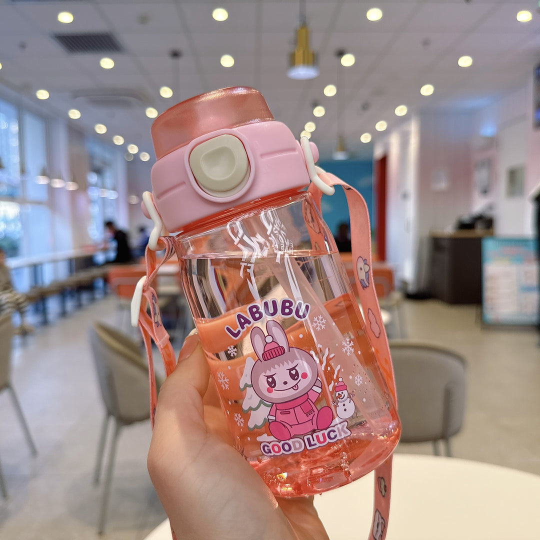 Women Cartoon Water Bottle Bowlift