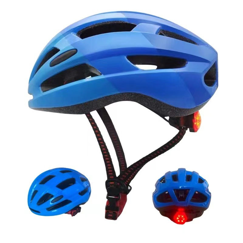 High-Visibility Cycling Helmet with LED Light Bowlift