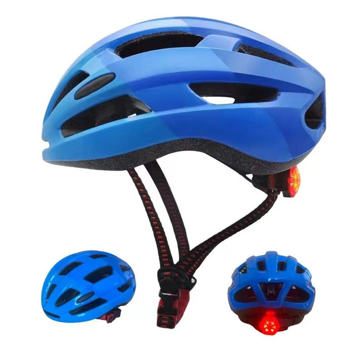 High-Visibility Cycling Helmet with LED Light Bowlift