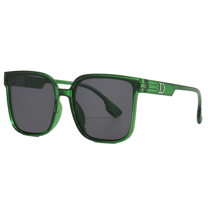 Women stylish square sunglasses with transparent frame Bowlift