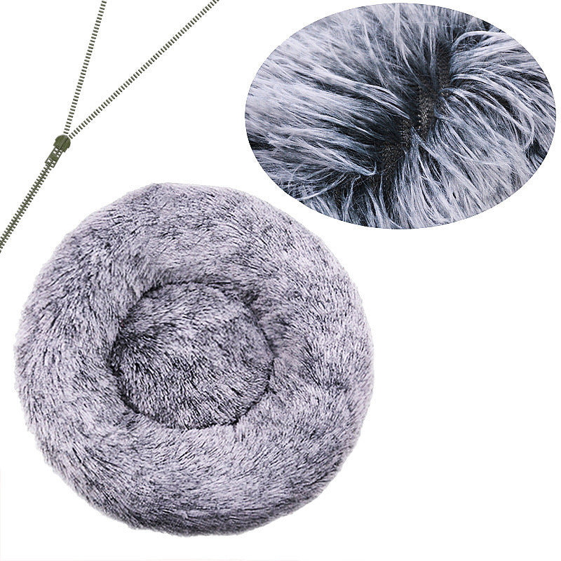Plush Circular Dog Bed