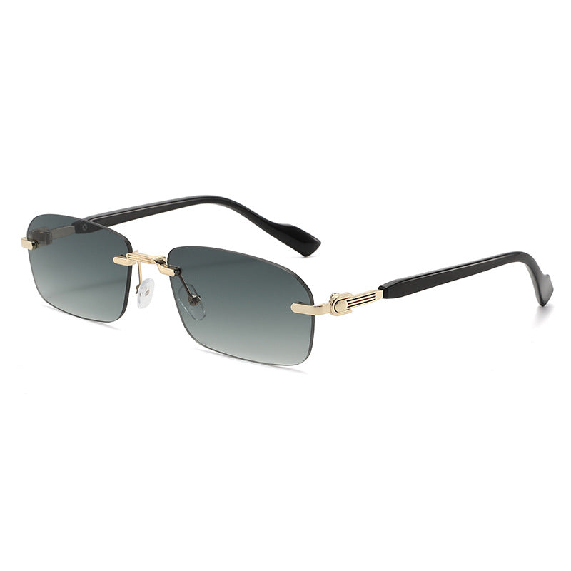 Men's Sleek Geometric Frame Sunglasses Bowlift