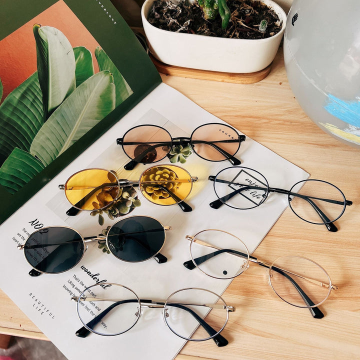 Retro Oval Frame Sunglasses Bowlift