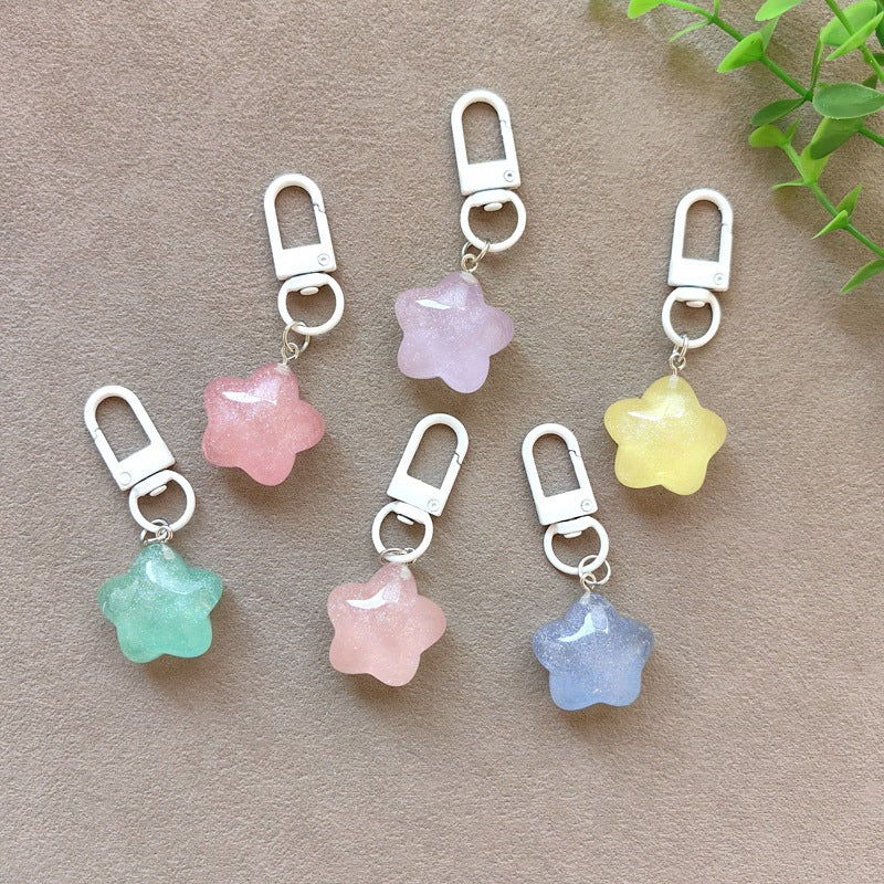Keychain with Radiant Heart Bowlift