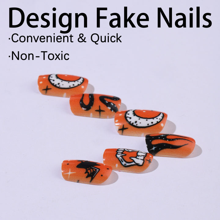 Creative Nail Art Set with Halloween Motifs Bowlift