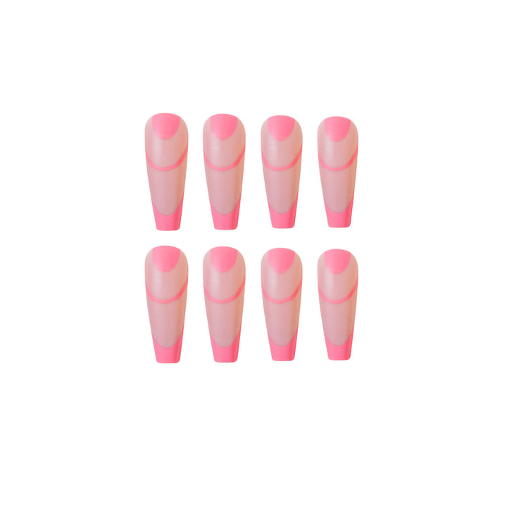 Creative Nail Art with Geometric Design Bowlift