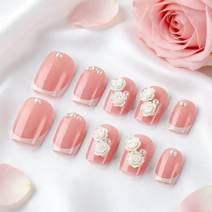 Decorative Floral Press-On Nails Bowlift 1787543134