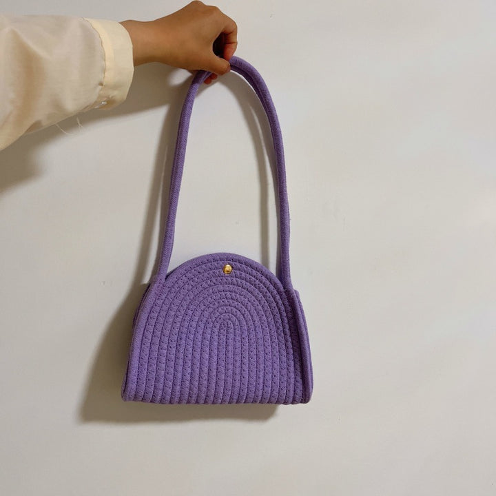 Women's fashionable shoulder bag with ribbed design Bowlift