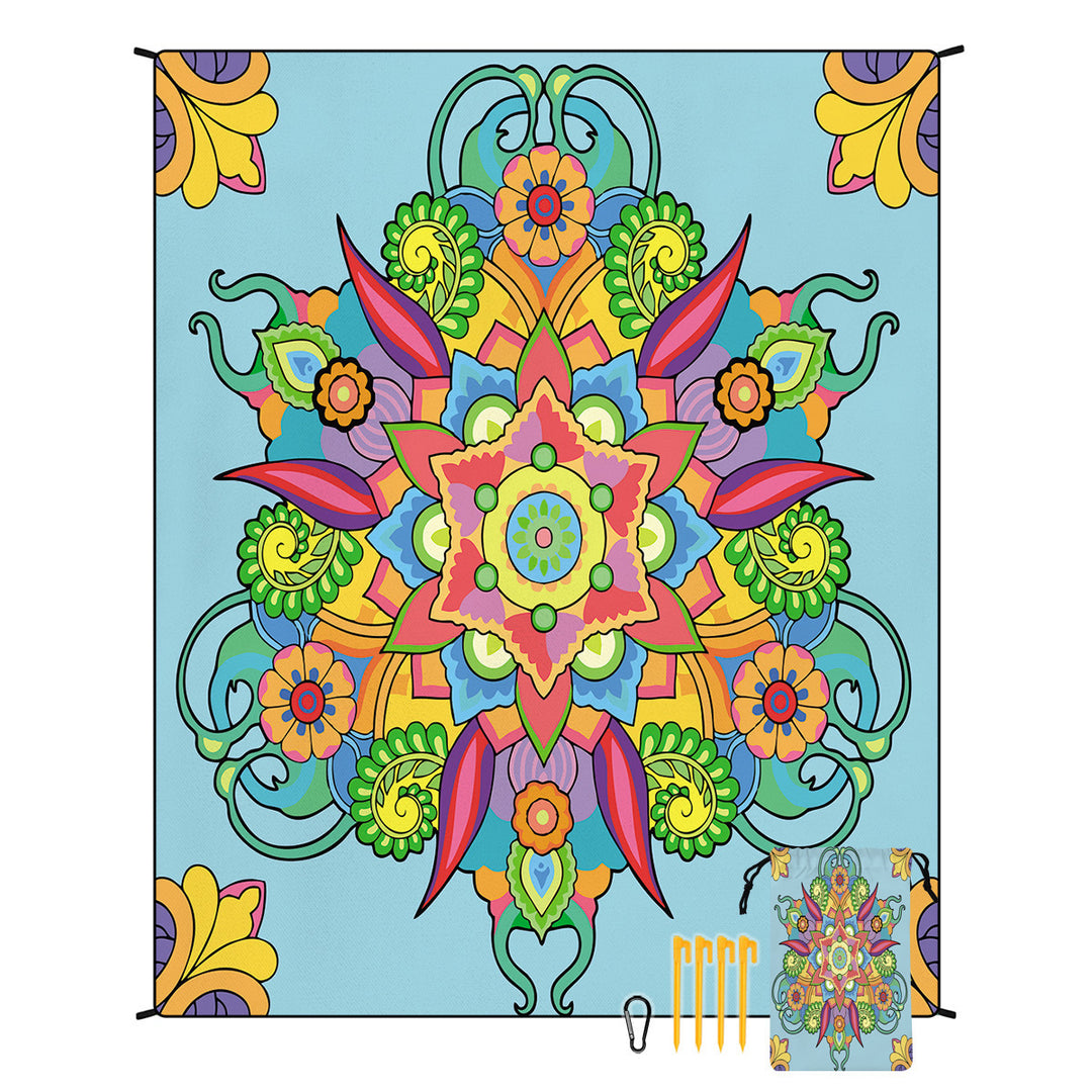 Geometric Print Tapestry Bowlift