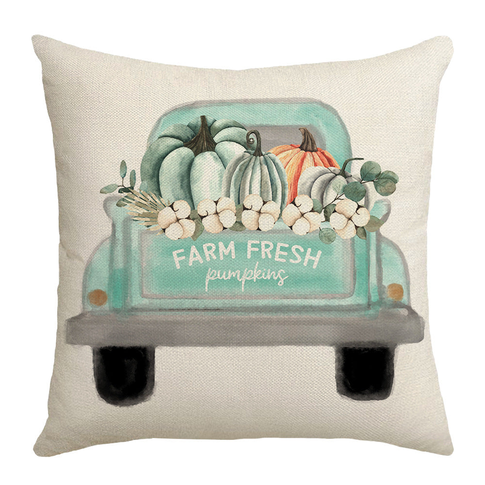 Women Decorative Pillowcase with Stylish Pumpkin Design Bowlift