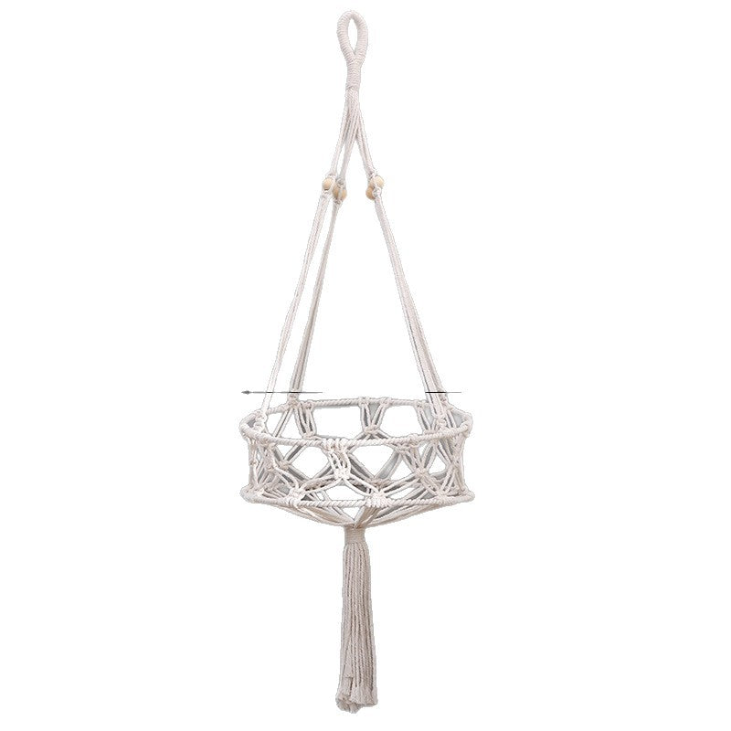 Decorative Macrame Hanging Basket Bowlift