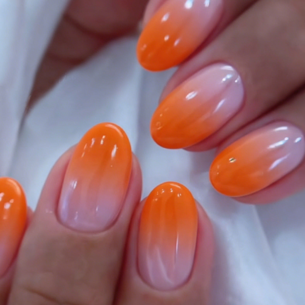 Ombre Stiletto Press-On Nail Art Bowlift