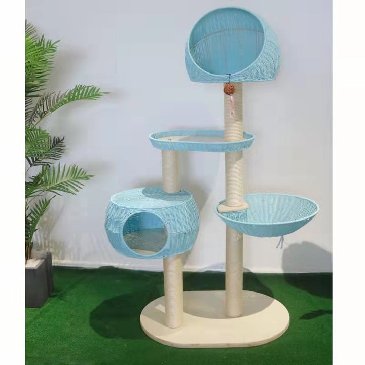 Cat tree made of natural material Bowlift