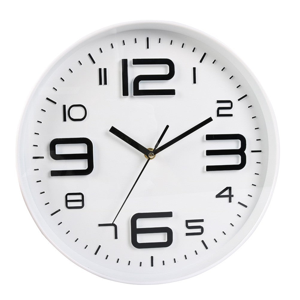 Wall clock with large dial and modern design Bowlift