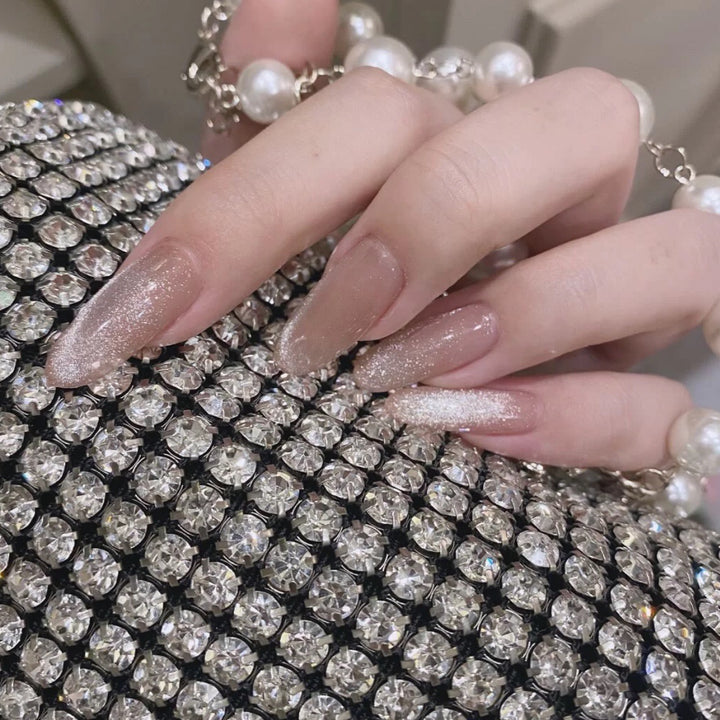 Festive Holiday Themed Press-On Nail Art Bowlift