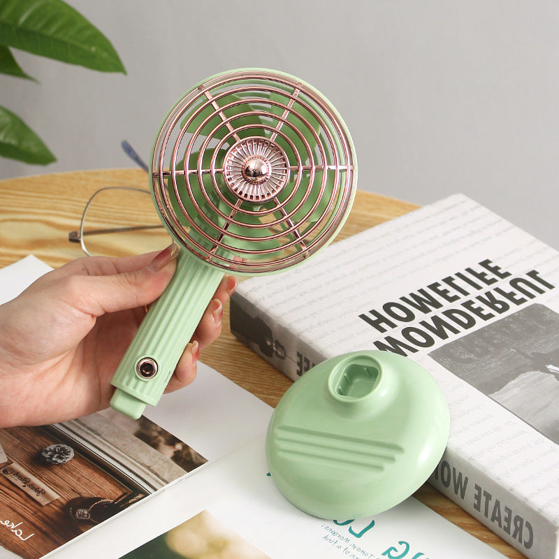 Ladies Portable Table Fan with Flexible Tilt Mechanism Bowlift