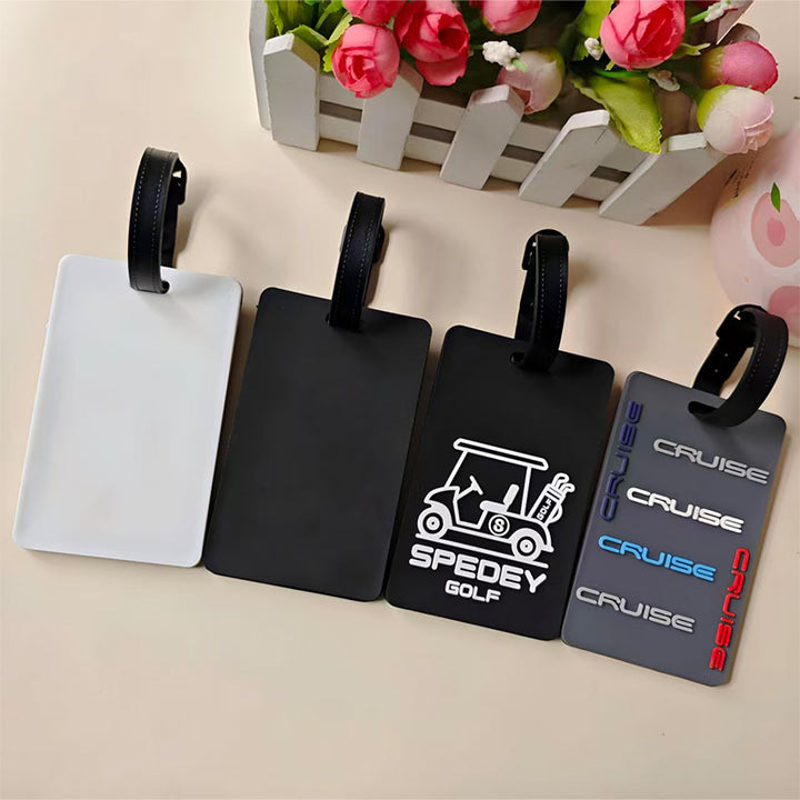 Unisex Golf Cart-Themed Luggage Tag Bowlift
