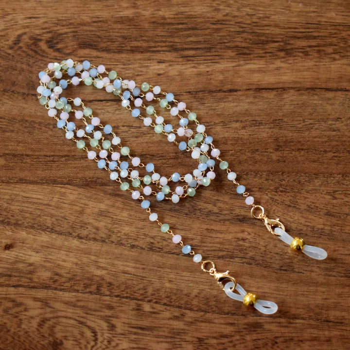 Multi-Color Beaded Eyewear Chain Bowlift