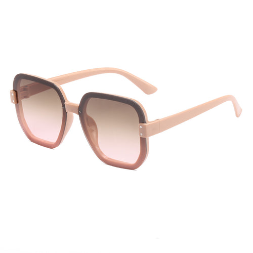 Ladies fashionable square sunglasses with gradient lenses Bowlift