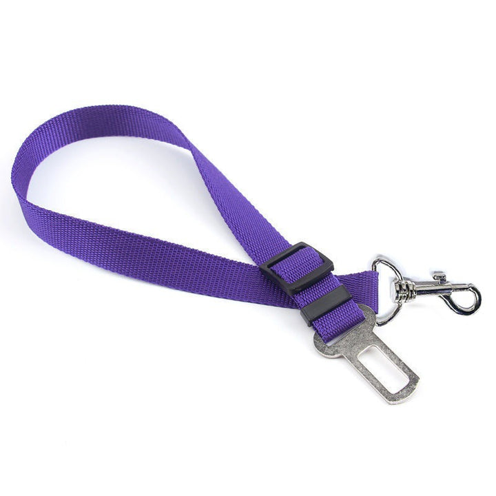 Adjustable Vehicle Dog Seatbelt Tether with Swivel Clip Bowlift