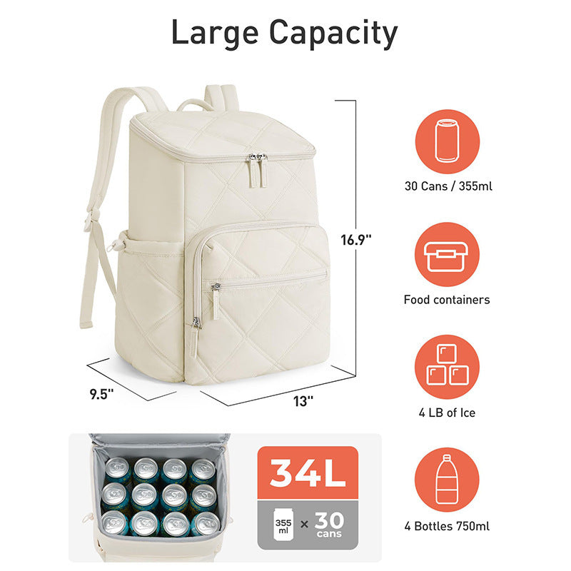 High-Quality and Stylish Quilted Backpack Bowlift