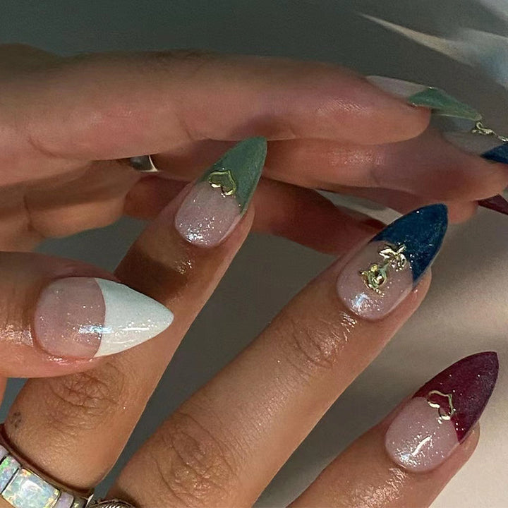 Artful Nail Tips with Glamorous Accents Bowlift