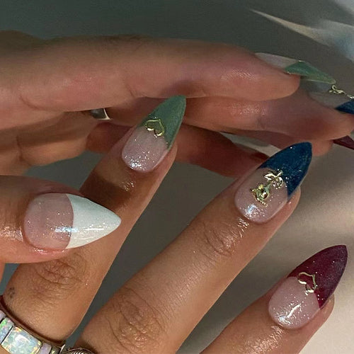 Artful Nail Tips with Glamorous Accents Bowlift