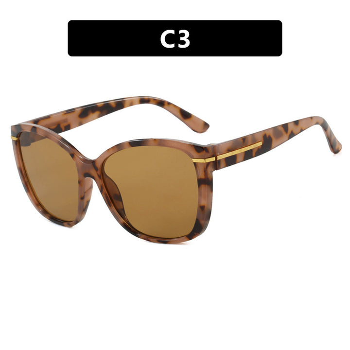 Women's oversized sunglasses with elegant plastic frame and protective UV filter Bowlift