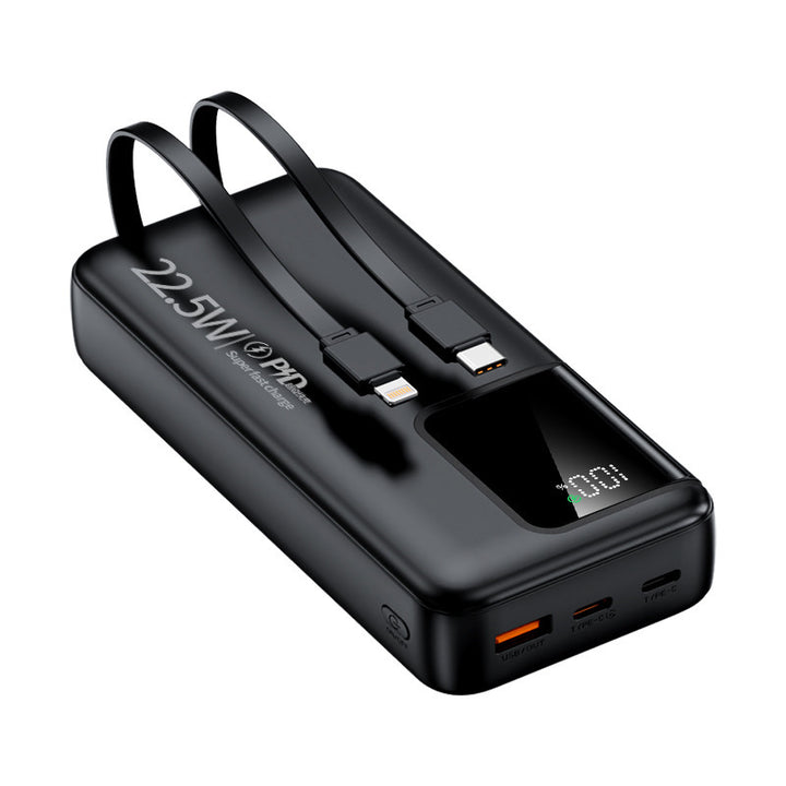 Power bank with dual fast charging ports and digital capacity display Bowlift