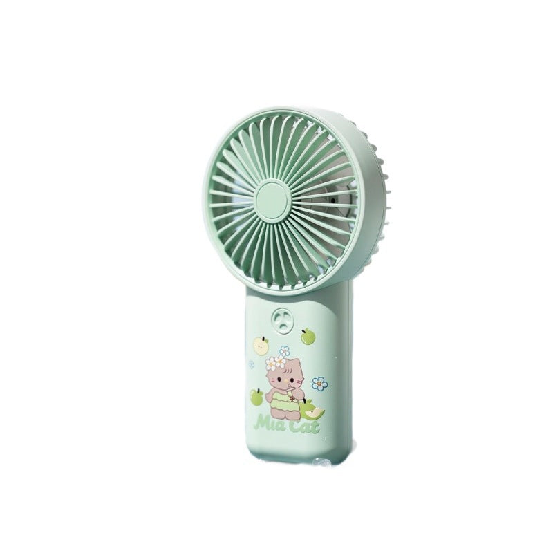 Ladies portable handheld fan with cute animal design Bowlift