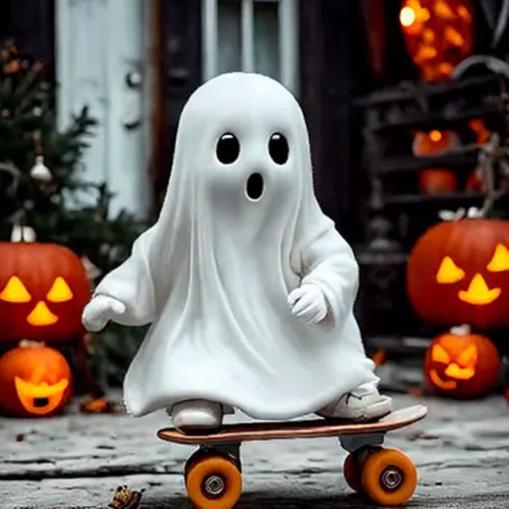 Decorative skateboard ghost figure Bowlift