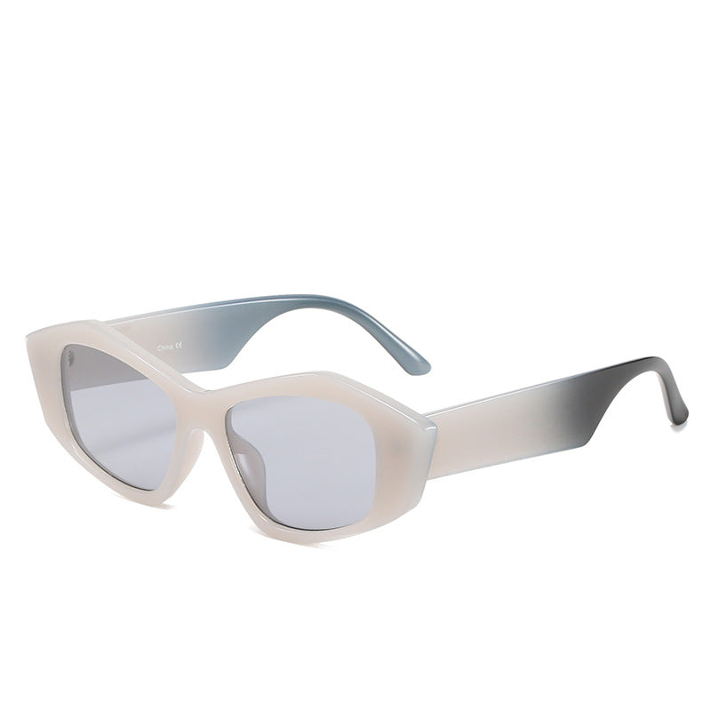 Women's geometric sunglasses with unique, futuristic design Bowlift