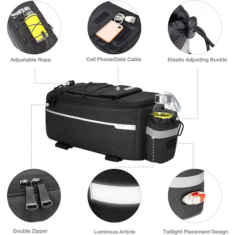Bike backpack with insulated cooler bag and additional storage Bowlift