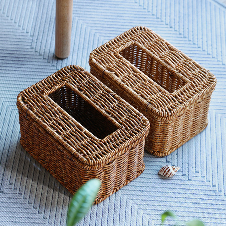 Handwoven Decorative Storage Box Bowlift