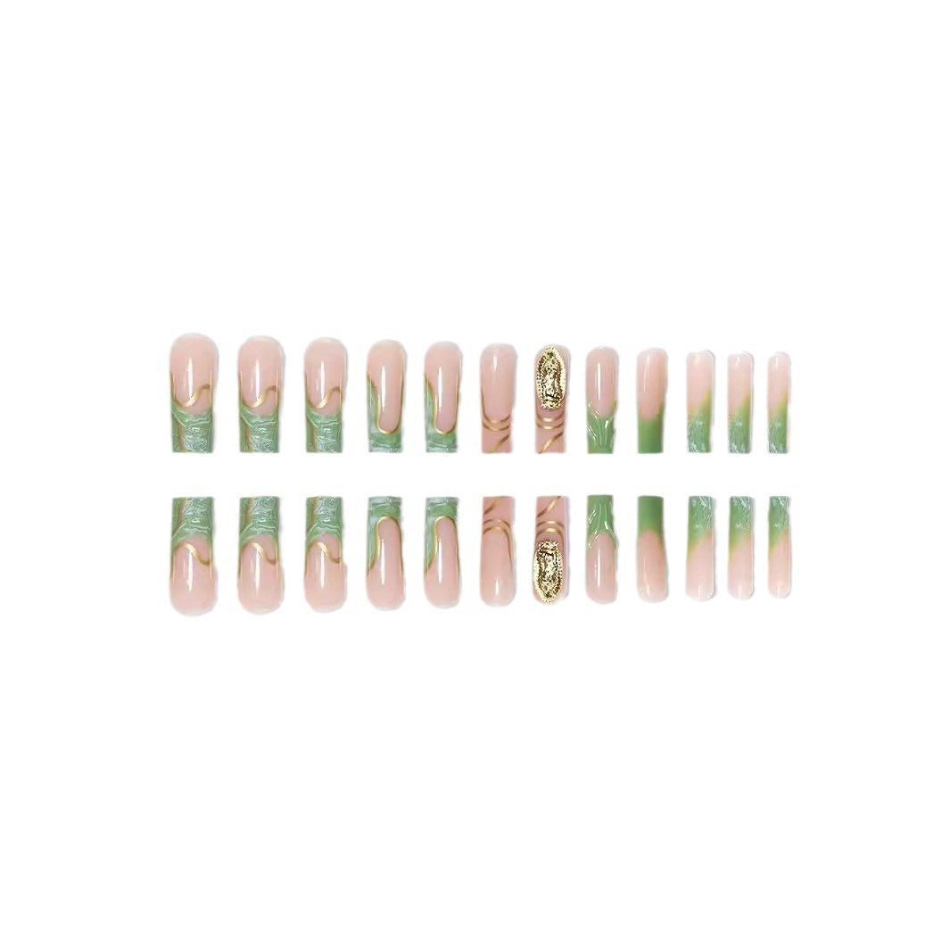 Decorative Long Acrylic Nail Extensions Bowlift