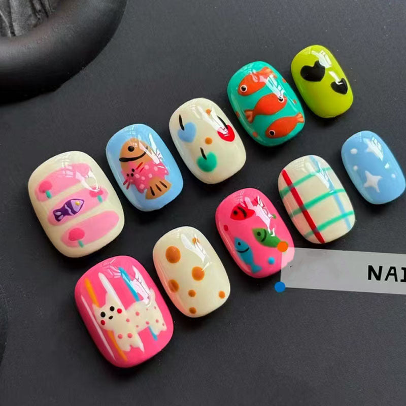 Playful Artistic Nail Art Design Set Bowlift
