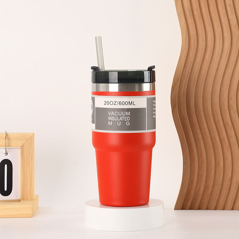 Women Insulated Drinking Cups with Reusable Straw Bowlift
