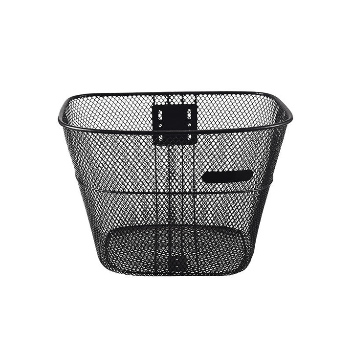 front-mount mesh bicycle basket with universal bracket Bowlift