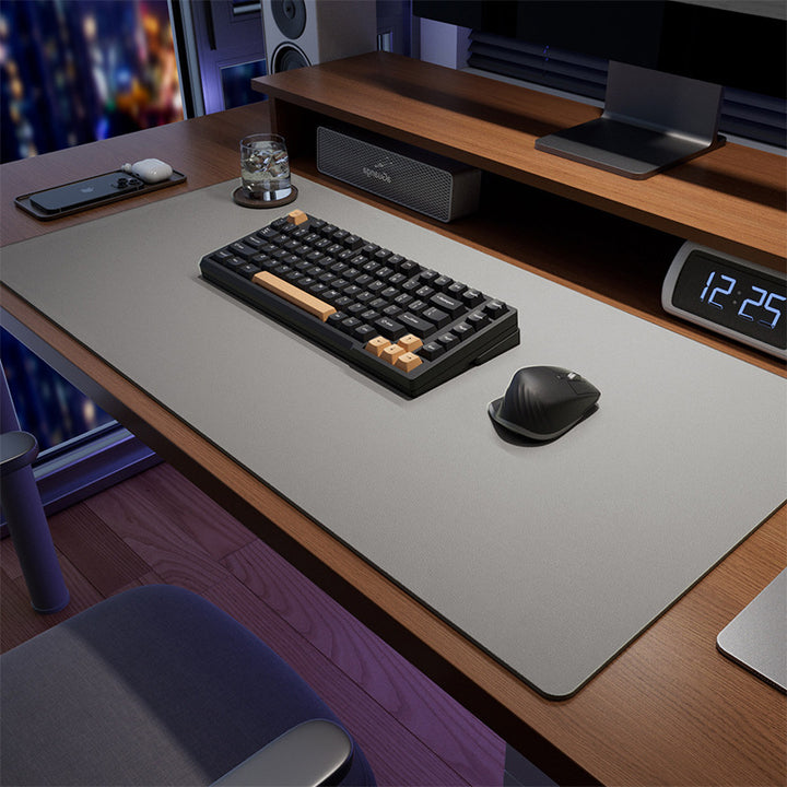 Extra-Large Leatherette Desk Mat and Extended Mouse Pad Bowlift
