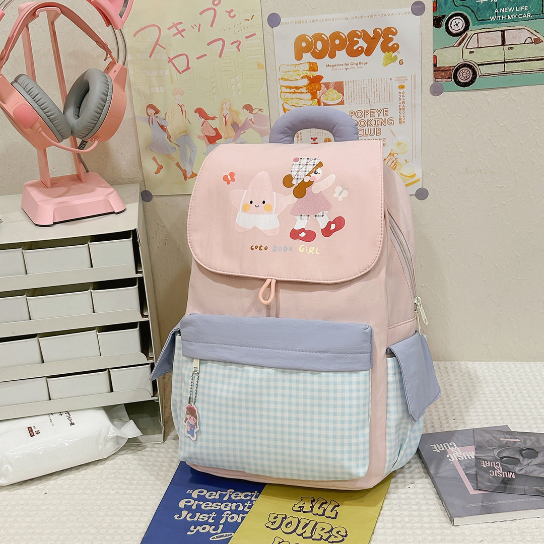 Fun Illustration School Backpack Bowlift