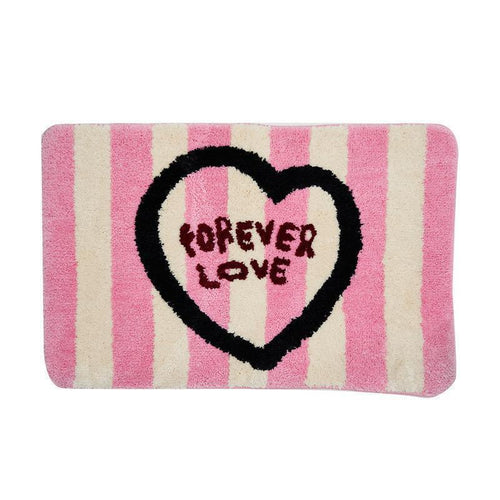 Decorative Plush Bath Mat