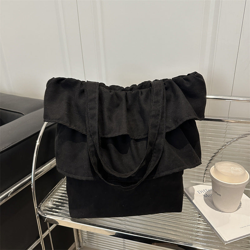 Chic Ruffled Tote Bag Bowlift