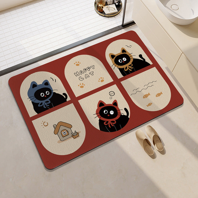 Playful Citrus Bath Mat Bowlift