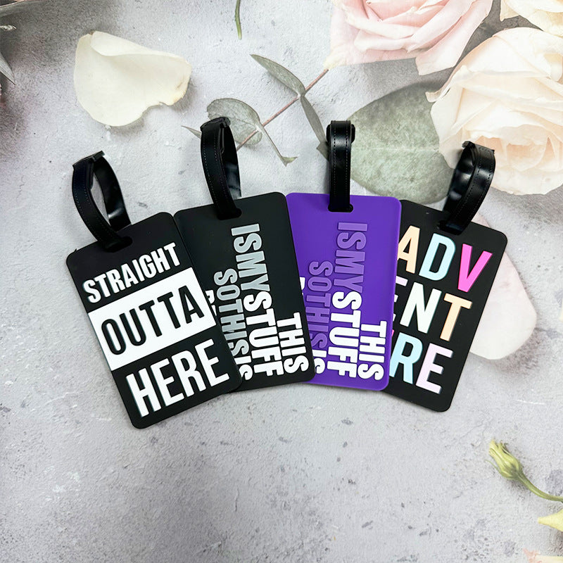 Adventure-Themed Luggage Tag Bowlift