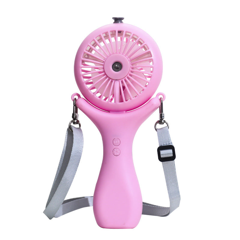 Women's Portable Mini Fan with Spray Function and Flexible Mounting System Bowlift