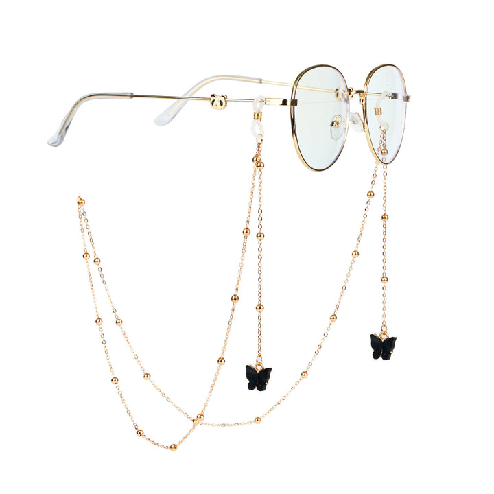 Fashionable sunglasses chains with butterfly pendants Bowlift